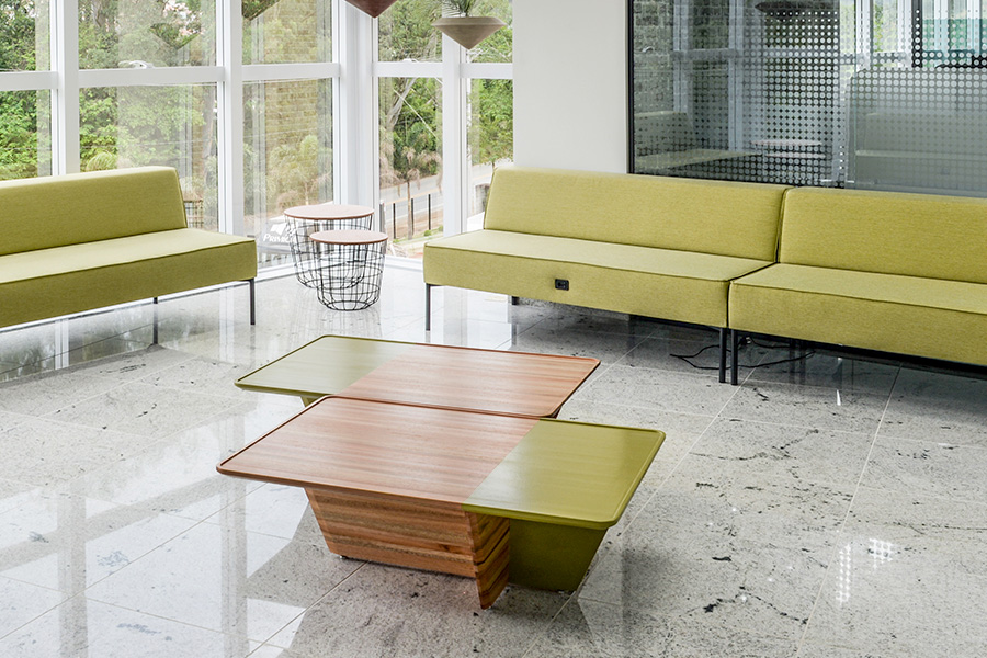 Áreas colaborativas | Recepção