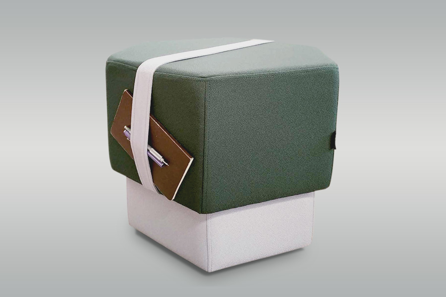 Shiitake | Pufe convencional Hexa